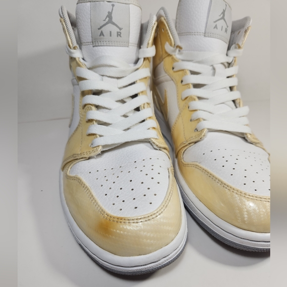 Nike Air Jordan 1 Phat White Wolf Grey 364770-102 Men's Size 9.5 - Picture 4 of 9